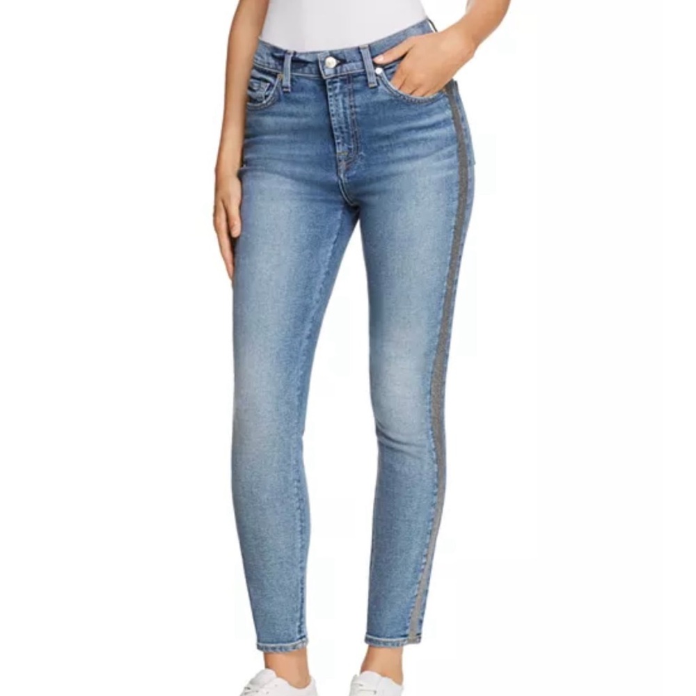 The High Waist Ankle Skinny Jeans in Luxe - Picture 5 of 7